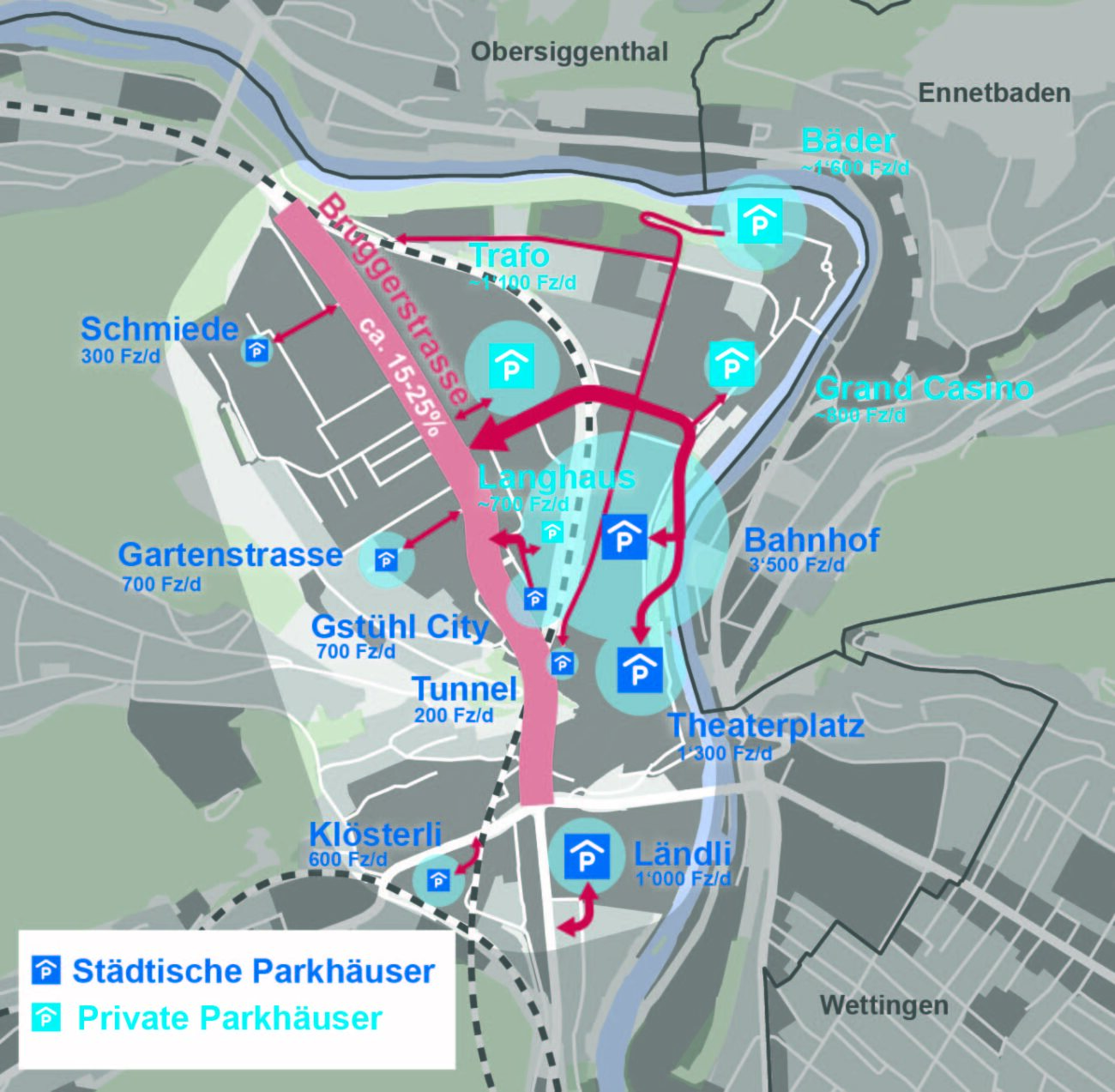 Parkraumanalyse Stadt Baden