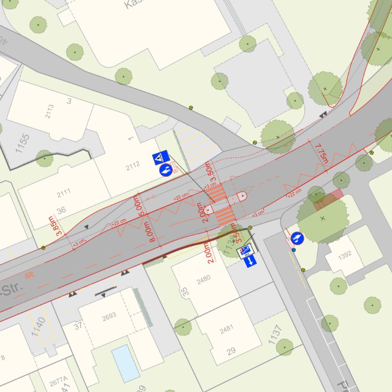 Steigstrasse Planausschnitt